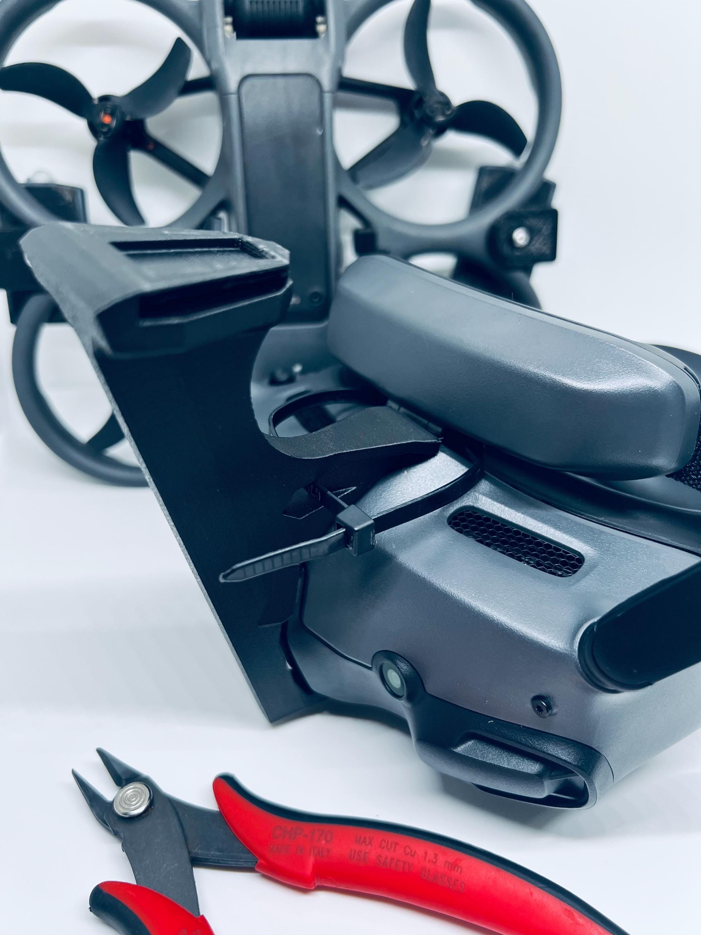 DJI Goggles 3 Adapter for Avata 2 - 3D Printed Carbon Fiber ABS