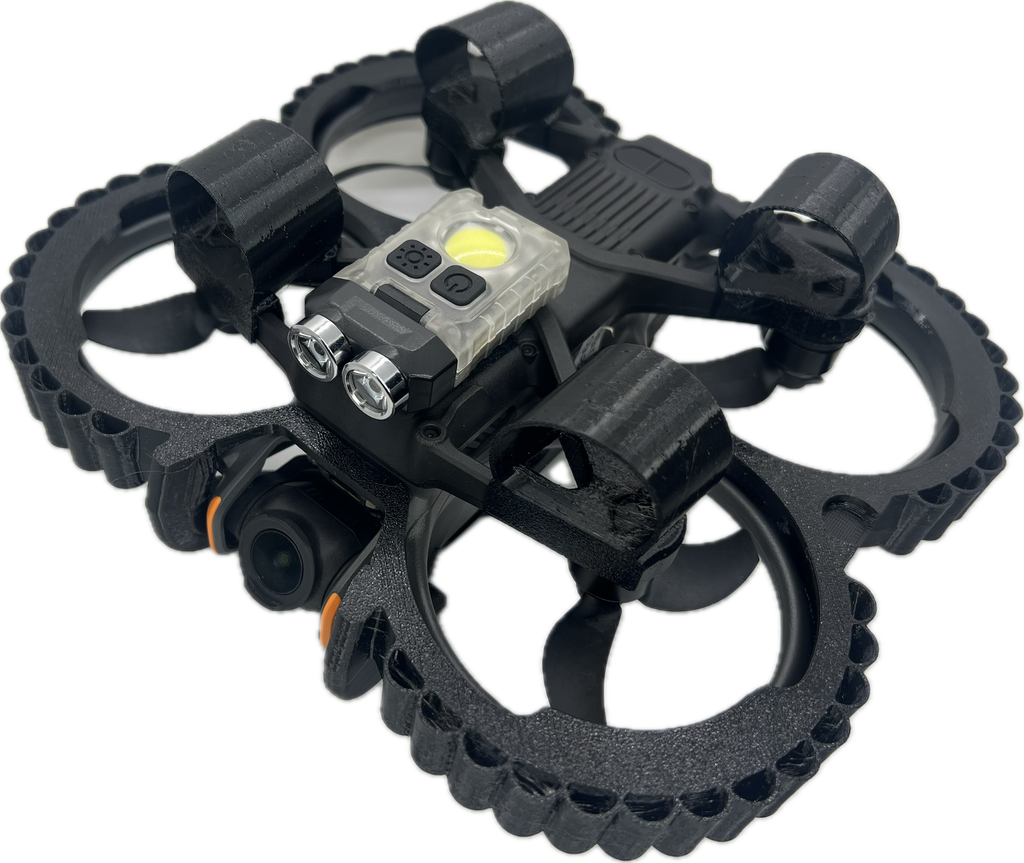 Avata 2 Full Cage Duct Guard Protection optional light kit