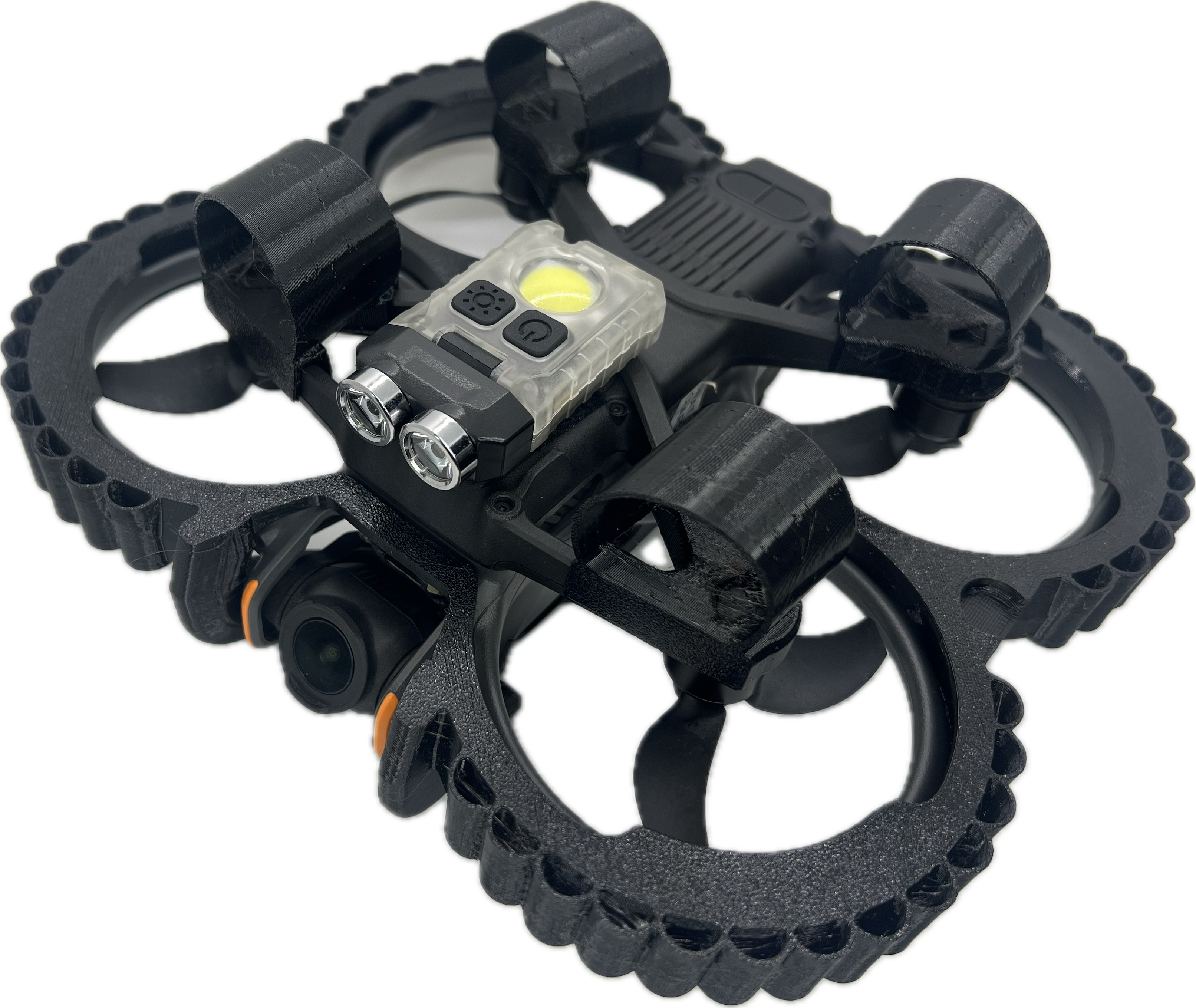 Avata 2 Full Cage Duct Guard Protection optional light kit