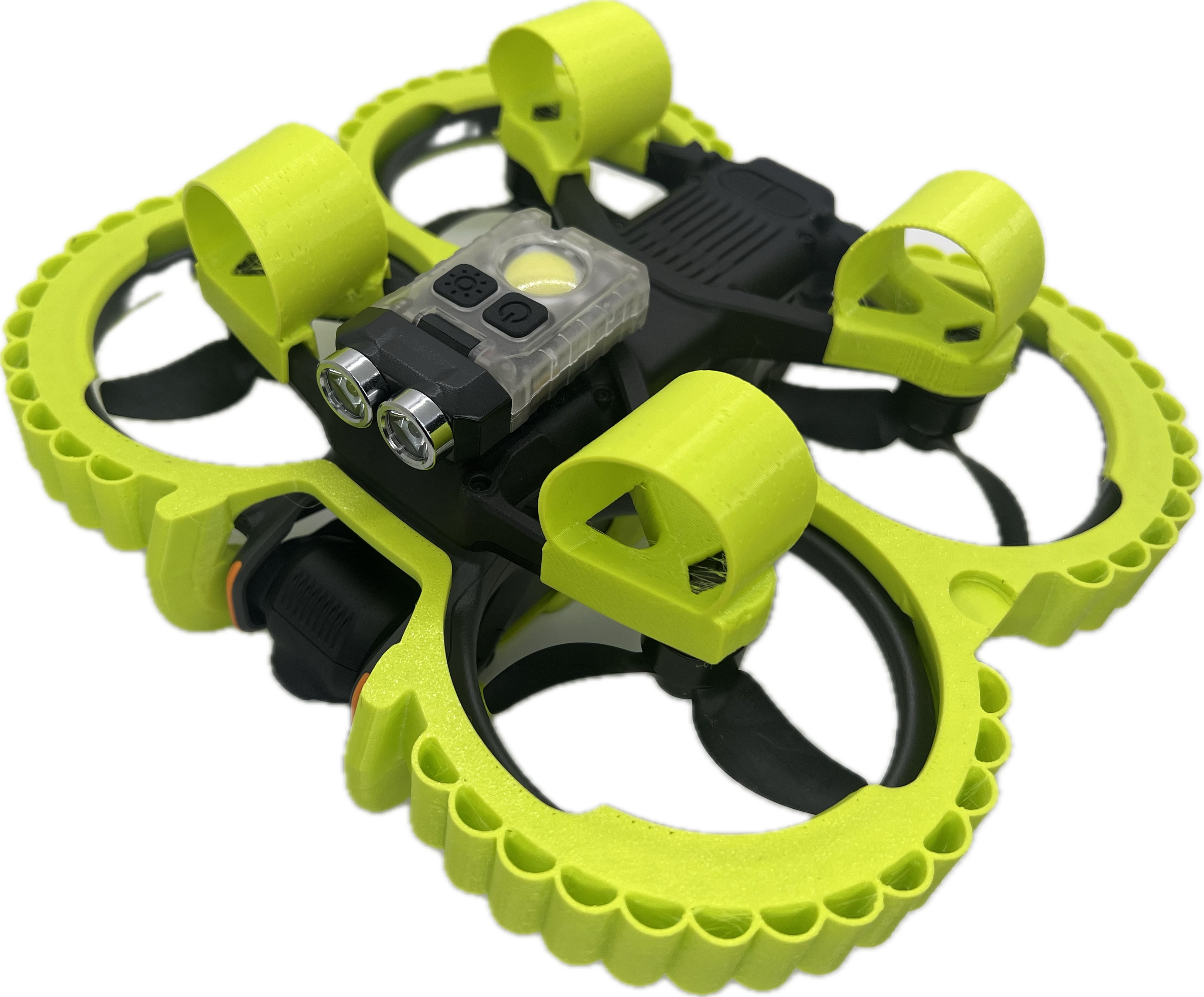 Avata 2 Full Cage Duct Guard Protection optional light kit