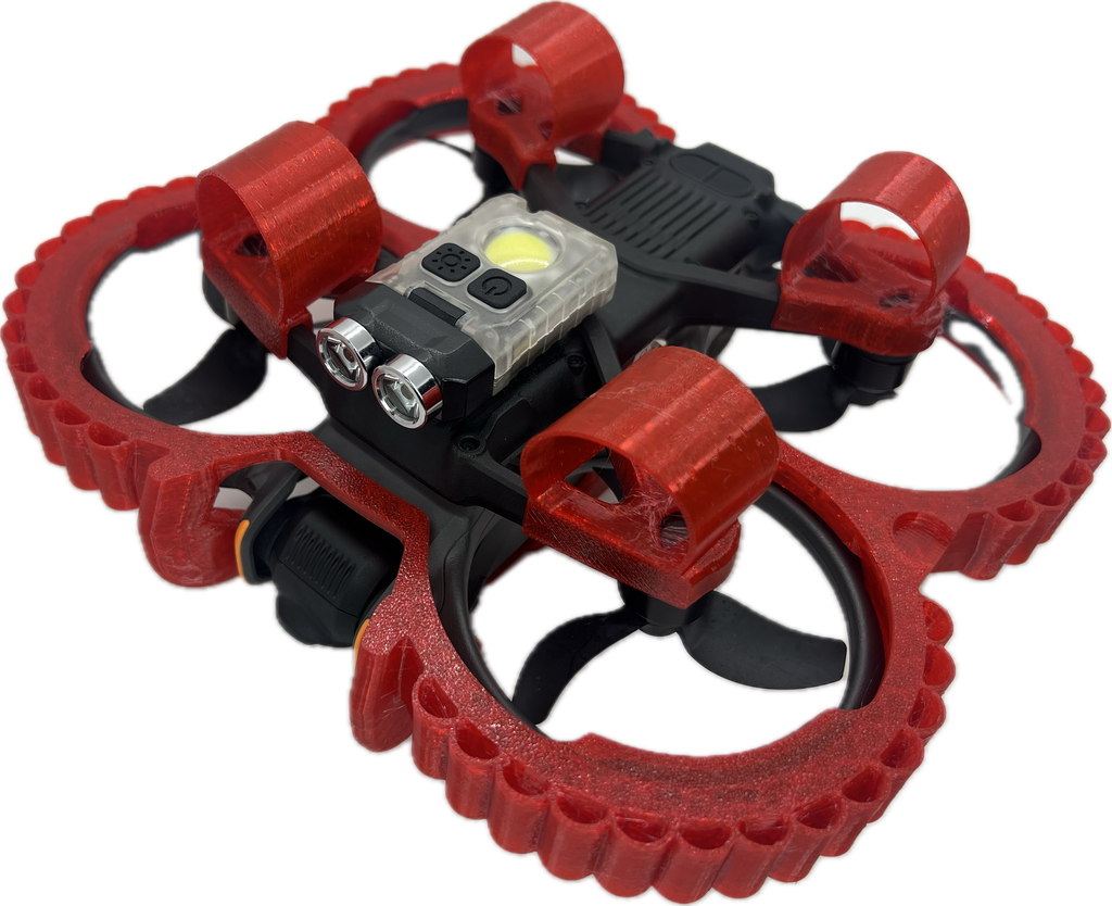 Avata 2 Full Cage Duct Guard Protection optional light kit